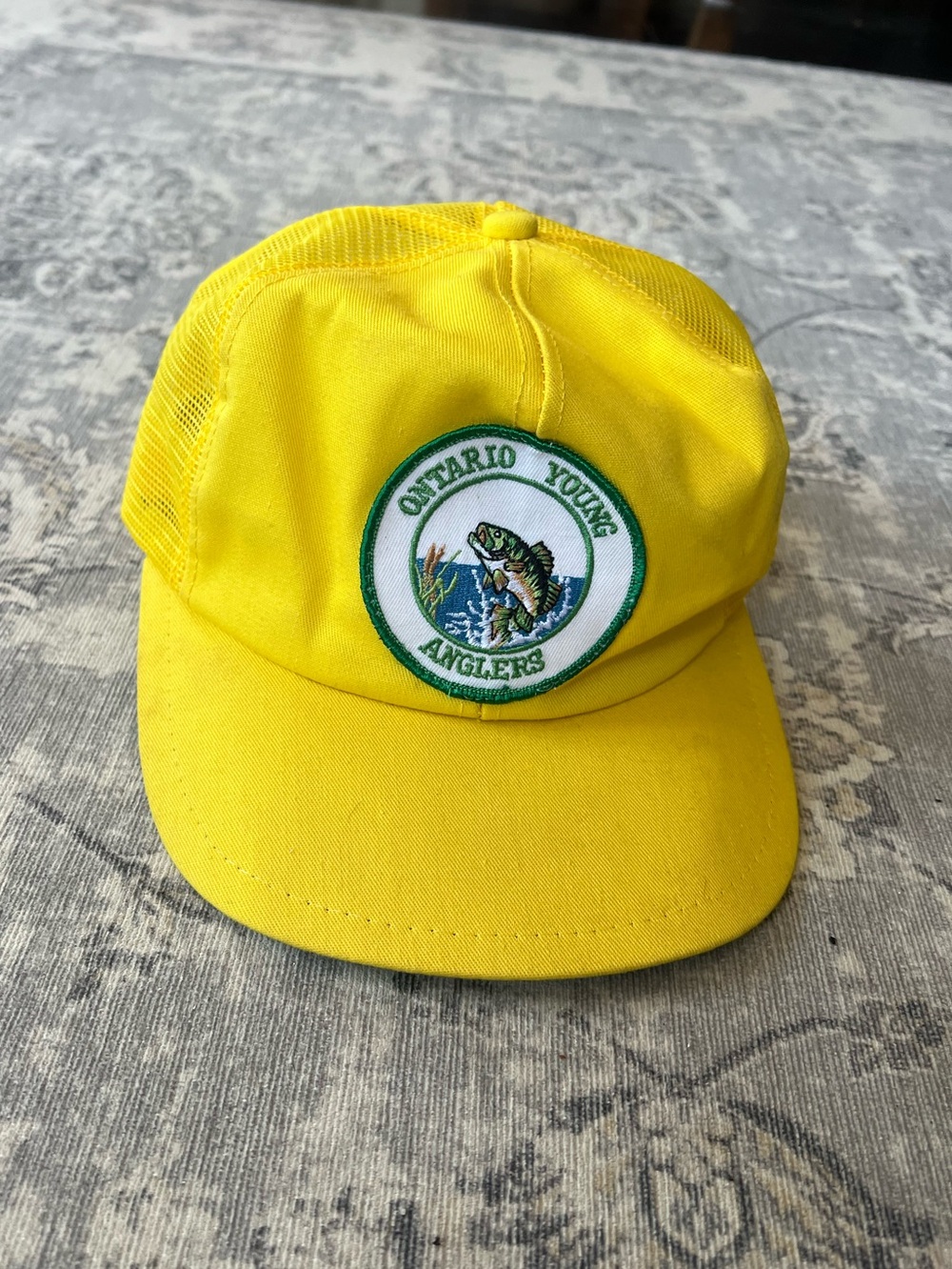 Vintage Ontario Young Anglers fishing hat